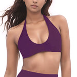 NCLAGEN Gym high support Workout underwear SoftMotion Minimal Halter Neck Bralette Women's sports bra Pilates yoga halter top