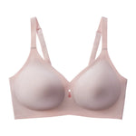 Women's Small Teardrop Smooth Wire-free Bra 3/4 Cup Thin Mold Jelly-like Bra Comfortable and Breathable Underwear Plus