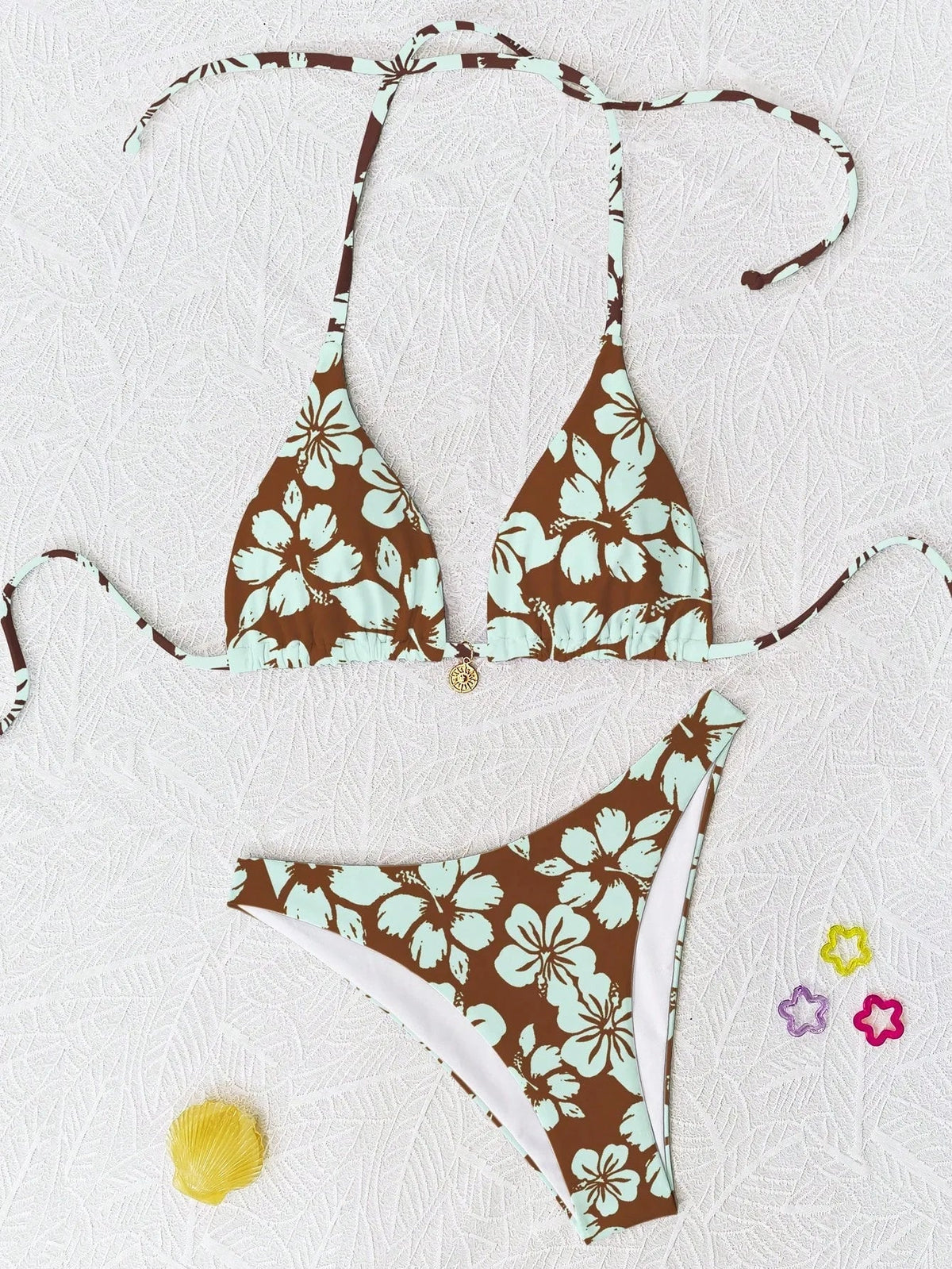 Micro Bikini 2026 Push Up Women Swimsuits Sexy Swimwear Brazilian Bikini Set Biquini Print Swimsuit Summer Brown Beachwear
