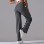 New Yoga Straight Leg Sweatpants Straight Leg Women's Loose Tracksuit Pants Wide Leg Outdoor Gym Running Casual Tracksuit Pants