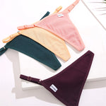 3PCS Women's Panties Cotton Thongs Adjustable Waist Sexy G-String Solid Color Seamless Intimate Female Underpants Lingerie S-XL