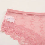 1PCS Bikini Lace Briefs Panties Women's Transparent Lingerie Sexy Female Underpants Floral Lace Perspective Waist Band Briefs