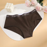 Women's Cotton Briefs Letter Belt Underwear Women Panties Sexy Breathable Briefs Female Stretch Ladies Soft Comfortable Lingerie