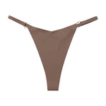 Iron Ring Ice Silk Sexy Women G String Briefs Panties Girls Underwear Thong Underpants Seamless Lingerie Plus Size S-XL