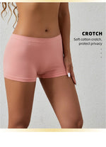 Women's underwear, compression pants, sports shorts, solid color underwear, comfortable and close fitting flat underwear