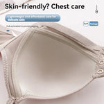 New Large Size Front Buckle Sexy Push up WOMEN'S Bra Adjustable Thin Cup Breathable Comfortable Middle-aged Mom Ladies Underwear