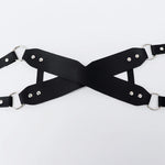 Cosplay Exotic Leather Mask Women Men Games Half Face Mask BDSM Bracelet Adjustable For Couples Bondage Set Adult Toys Supplies