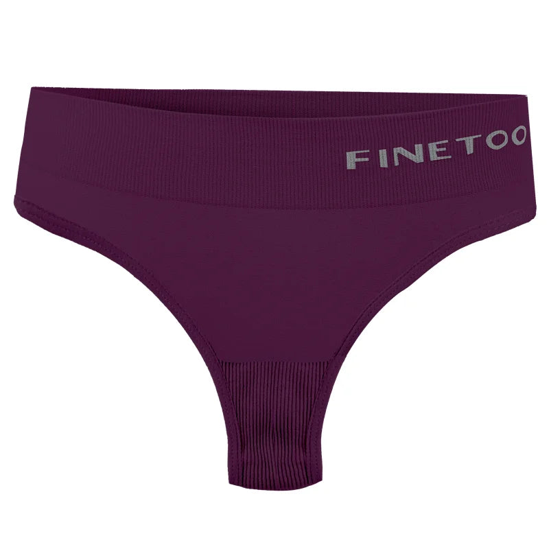 M-2XL Seamless Thongs Women High Waist G-string Ladies Comfortable Bikini Panties Soft Thong Underpants Girls Underwear Lingerie