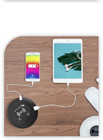 3 in 1 Wireless Charger Built in Type-C USB Ports Desktop Embedded Charging Station for iPhone 17 Xiaomi Airpods Mobile Phone