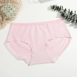 3Pcs/Set Women's Seamless Cotton Briefs Women Panties Solid Color Breathable Underwear Female Low Waist Soft Lingerie S-XXL