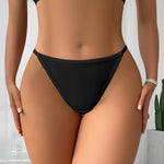 1pcs New Style Women Sexy G-string Solid Sexy Lingerie Breathable Comfortable Elegant Lady Thongs Underwear Hot Sale Panties