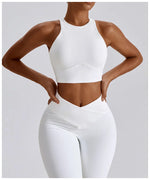 Yoga Set Seamless Women's Sportswear Workout Clothes Athletic Wear Gym Legging Fitness Bra Crop Top Sports Suits High Quality