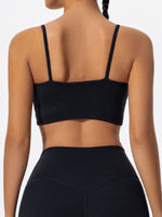 Hearuisavy Summer Ultra-Soft Fabrics Sports Bra Gym Top Women Push Up Workout Quick-Dry Yoga Top Sportswear Fitness Underwear