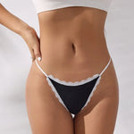 Lace Cotton Panties Sexy Women Briefs Underwear Thong Soft G StringIntimates Ladies Female Panty Lingerie
