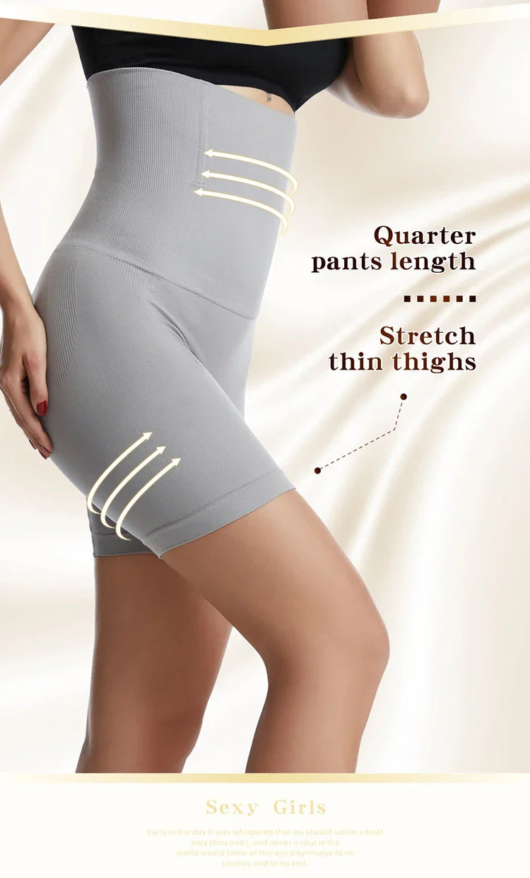 High Waist Trainer Panties Shapewear for Women Tummy Control Hip Butt Lifter Shorts Slimming Sheath Ladies Mid Thigh Body Shaper