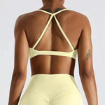 Summer Sexy Scrunch Sports Bra Gym Top Women Running Back Cross Top Sportswear Workout Underwear Fitness Workout Yoga Clothing