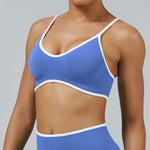 High Strength Sports Bra Seamless Yoga Top Women Fitness Gym Active Wear Back Cross Workout Push-up Fitness Running Underwear