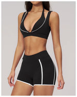 Summer Women's Sports Bra Anti-Sweat Fitness Top Women Yoga Bra Cycling Shockproof Crop Top Cross Back Sport Bra Gym Workout Top