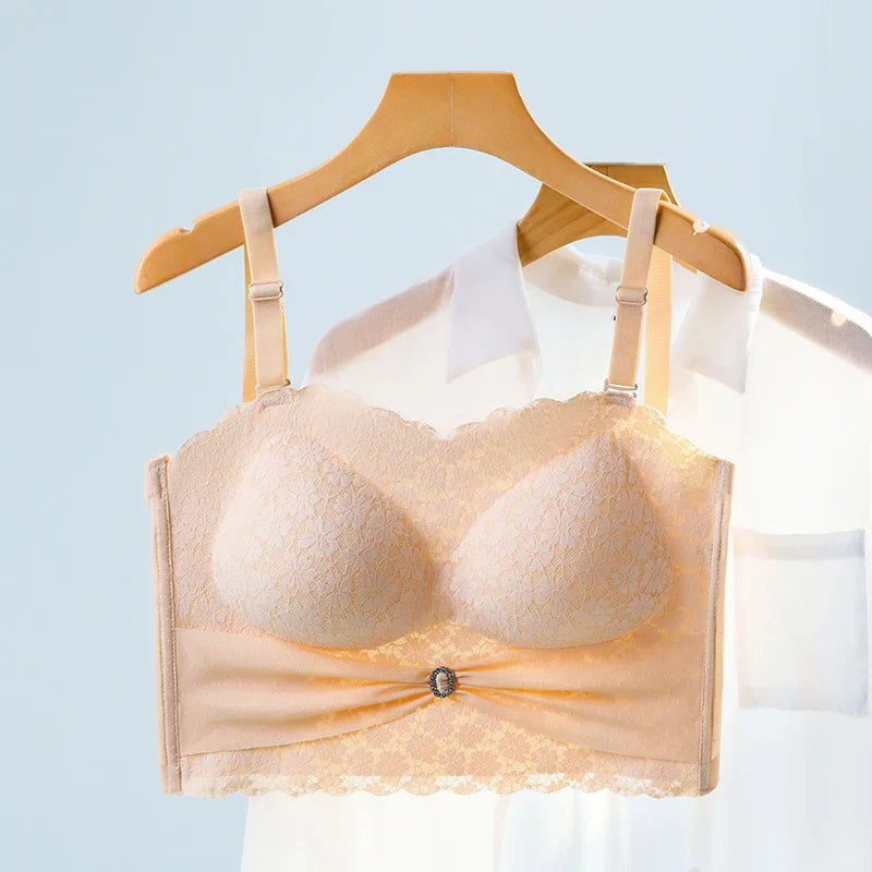 Seamless Solid Without Straps Bralette Lingerie Plus Size 5XL Women Sexy Strapless Bra Invisible Bra Push Up Bra M-5XL Underwear