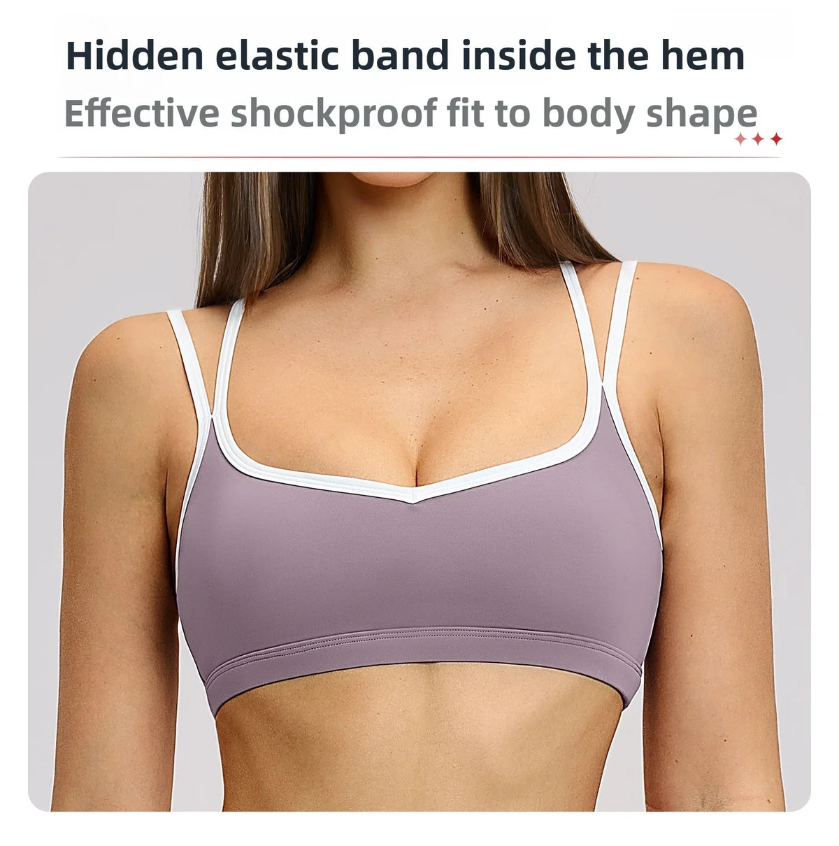 Sexy Back Sports Bra Top Women's Push-Up Yoga Underwear Fitness Top Running Workout Yoga Top Soft Beauty Back Bras Gym Underwear