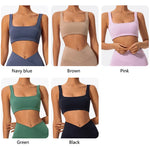 Hearuisavy Summer High Quality Sports Bra Push Up High Impact Gym Underwear Women Breathable Yoga Clothes Fitness Workout Top