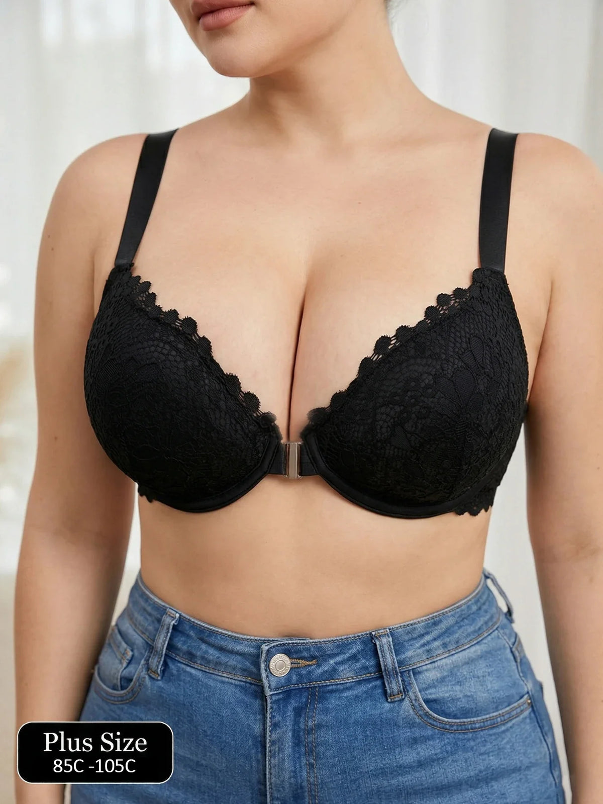 Lace Women's Bra Breast Cover Summer Thin Cup Underwear Plus Size Adjustable Push Up Bras Undewire Sexy Lingerie