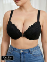 Lace Women's Bra Breast Cover Summer Thin Cup Underwear Plus Size Adjustable Push Up Bras Undewire Sexy Lingerie