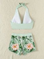 Sexy High Waist Bikini Shorts 2026 Women Swimsuit Two Piece Swimwear Female Bikinis Set Sports Bathing Suits Brazilian Biquini