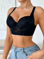 A B C D Cup Women's Plus size Sexy Bras Lace trim Push-Up bra for Women Side support and minimizer Comfortable Women's Lingerie