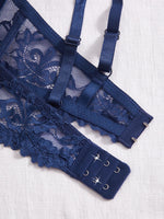 3PCS Lace Trim Women's underwear set Underwire Push up Bra for Women Bow & Rhinestone Comfort Daily Lingerie Set A B C Cup