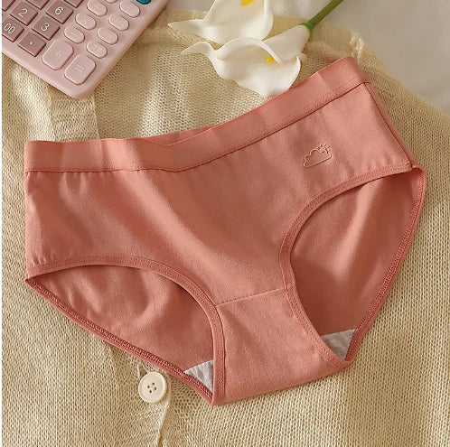 Women's Cotton Underwear Panty Cute Sexy Panties Female Seamless Underpants Solid Color Panty Intimates Women Lingerie S-XL
