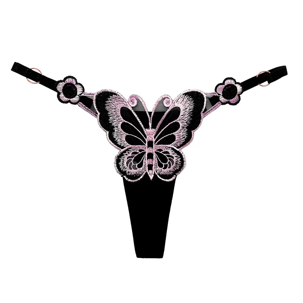 Sexy Girls G String Thin Thong Lace Panties Women Briefs Hollow Out Transparent Underwear Female Lingerie