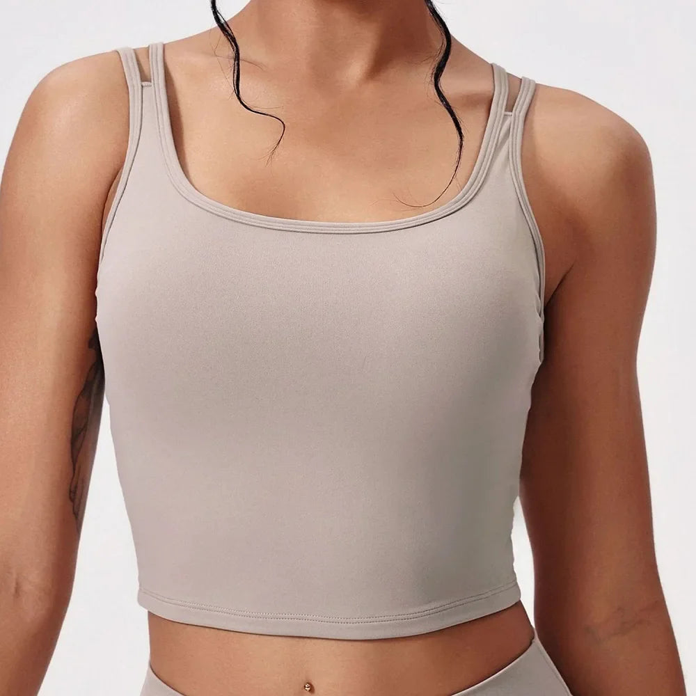 Women Tracksuit Yoga Set 1/2PCS Gym Set Bra Sports Anti Shorts Skirt Workout Sportswear Running Vest Gym Wear Athletic Suits New