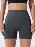 Seamless High Waisted Yoga Shorts From Europe And America Waist Tightening And Hip Lifting Fitness Pants Rear V-Waist