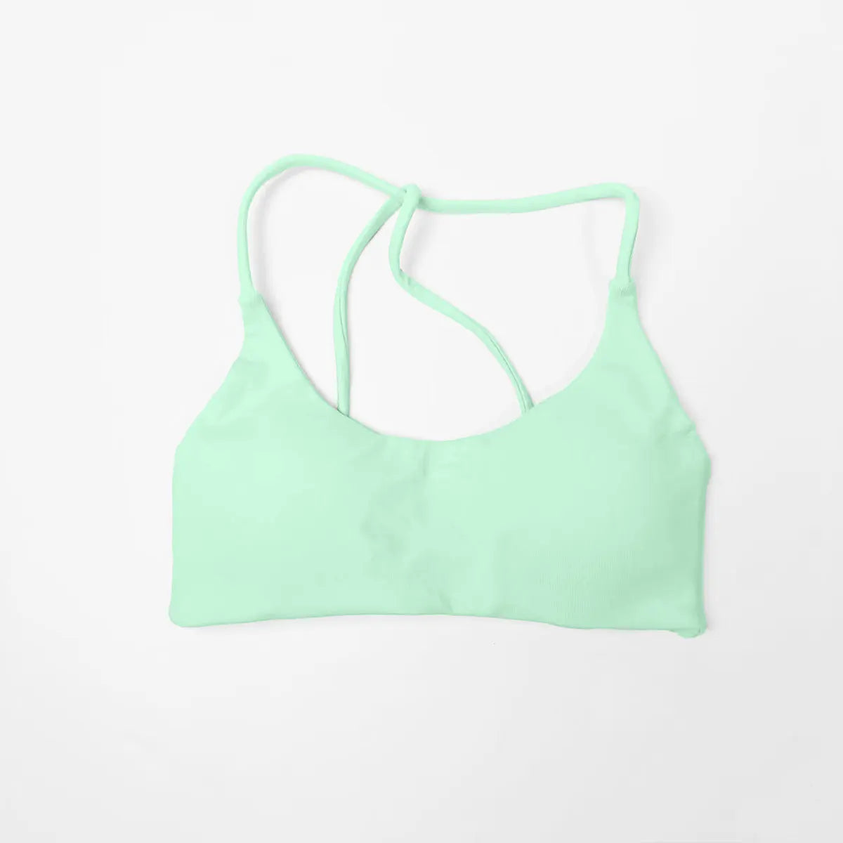 NCLAGEN Twist Back Bra High Support Sports Top Women Gym Wear WorkoutPush-up Seamless Yoga Underwear Fitness Running