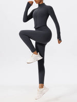 Hearuisavy Summer Ultra-Soft Fabrics Tight Sports Jackets Women Zipper Gym Yoga Clothes Female Quick-Dry Long Sleeve Sportswear