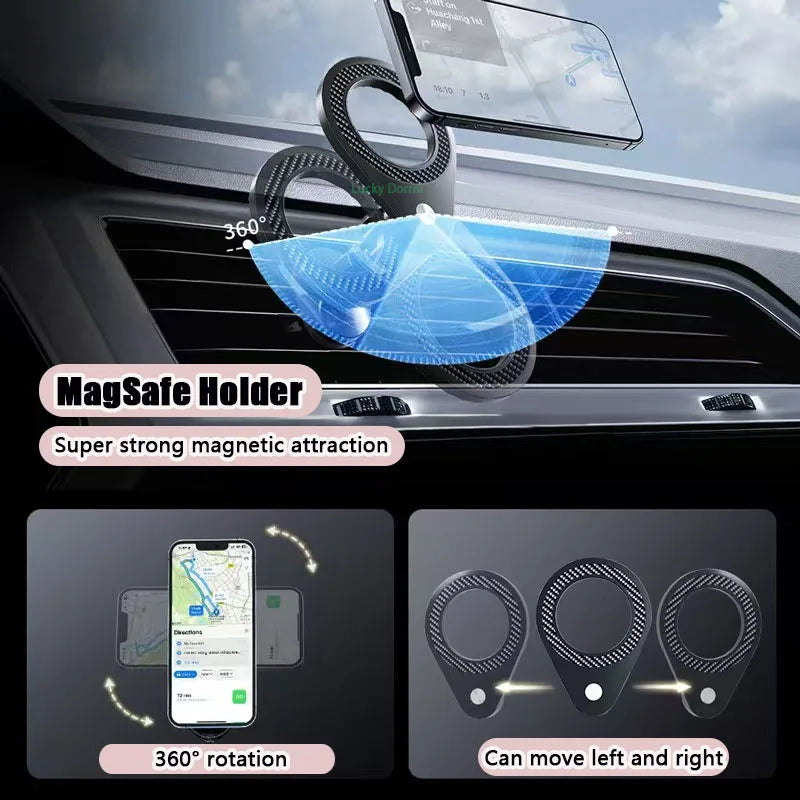 Car Phone Holder For Mercedes-Benz V-Class EQV 2024 2025 Navigation Screen Bracket Wireless Charger Stand Base Auto Accessories