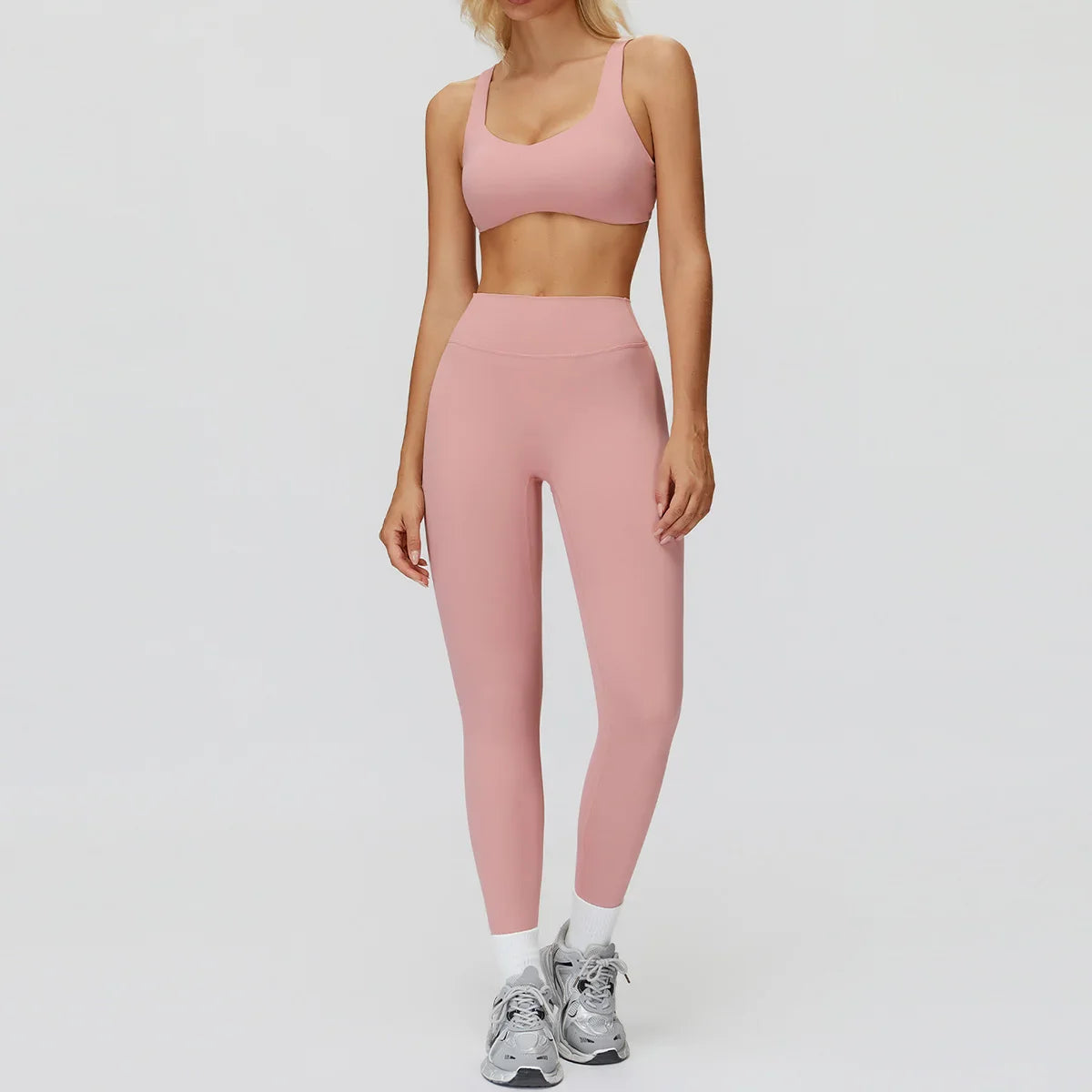 Women Yoga Suit Tracksuit Sports Bra High Waist Legging Shorts Outfit Gym Set Fitness Running Workout Clothes Push Up Sportswear