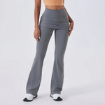 Flare Leggings Women Yoga Pants Bell-bottoms Yoga Trousers High Waist Fitness Pants Stretch Gym Wide Leg Yoga Leggings