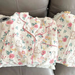 Thin Cotton Women's Short-sleeved Pajamas Set Summer Cute and Casual Sweet and Girly Thin Home Wear Set Sausage Dog Sleepwear