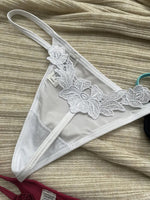 Floral Embroidery Sexy G String Underwear Women Panties T-Back Briefs Female Lingerie Erotic Girls Thongs Bikini Size S-XXL