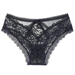 Lace Thin Sexy Girls Panties Seamless Women Briefs Thong Hollow Out G String Underwear Transparent Female Low Waist Lingerie