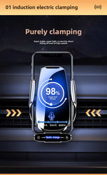 Wireless Charger For Car Mobile Cell Phone Holder Support For Mobile Car Mount Automotive Electric Induction Auto Clamping