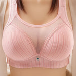 42-44 B/C Large Cup Underwear for Women Bra Large Size Comfortable No Steel Bra Fashion Bralette Tops Middle Aged Lingerie