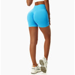Summer Seamless High Waist Yoga Shorts Elasticity Sports Leggings Women Breathable Cycling Shorts Buttock Lift Gym Shorts Women