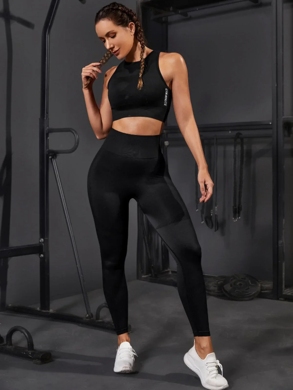 SeamlessPants With Sexy Lines Lifting Buttocks Sports Tight Pants Women's High Waisted Elastic Fitness Pants Running Yoga Pant