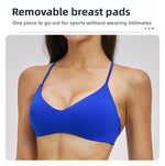 Sexy Gym Top Women Sports Bra Running Yoga Bra Breathable Sports Underwear Women Fitness Bras Cycling Workout Top Women Backless