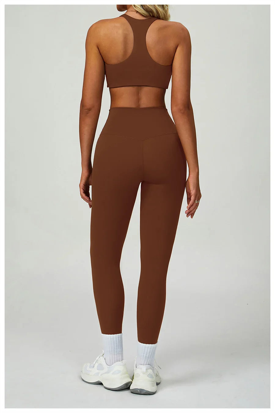 New Sportswear Seamless Yoga Set Gym Clothes Sportswear Long sleeved jacket Women Fitness Set Tracksuits Sports Bra Gym Leggings