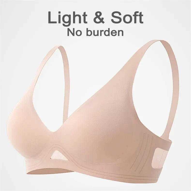 Wire Free Bra Brassieres Push Up Bralette Sexy Seamless Bras For Women Female Lingerie Woman Silky Underwear Intimate Sleepwear