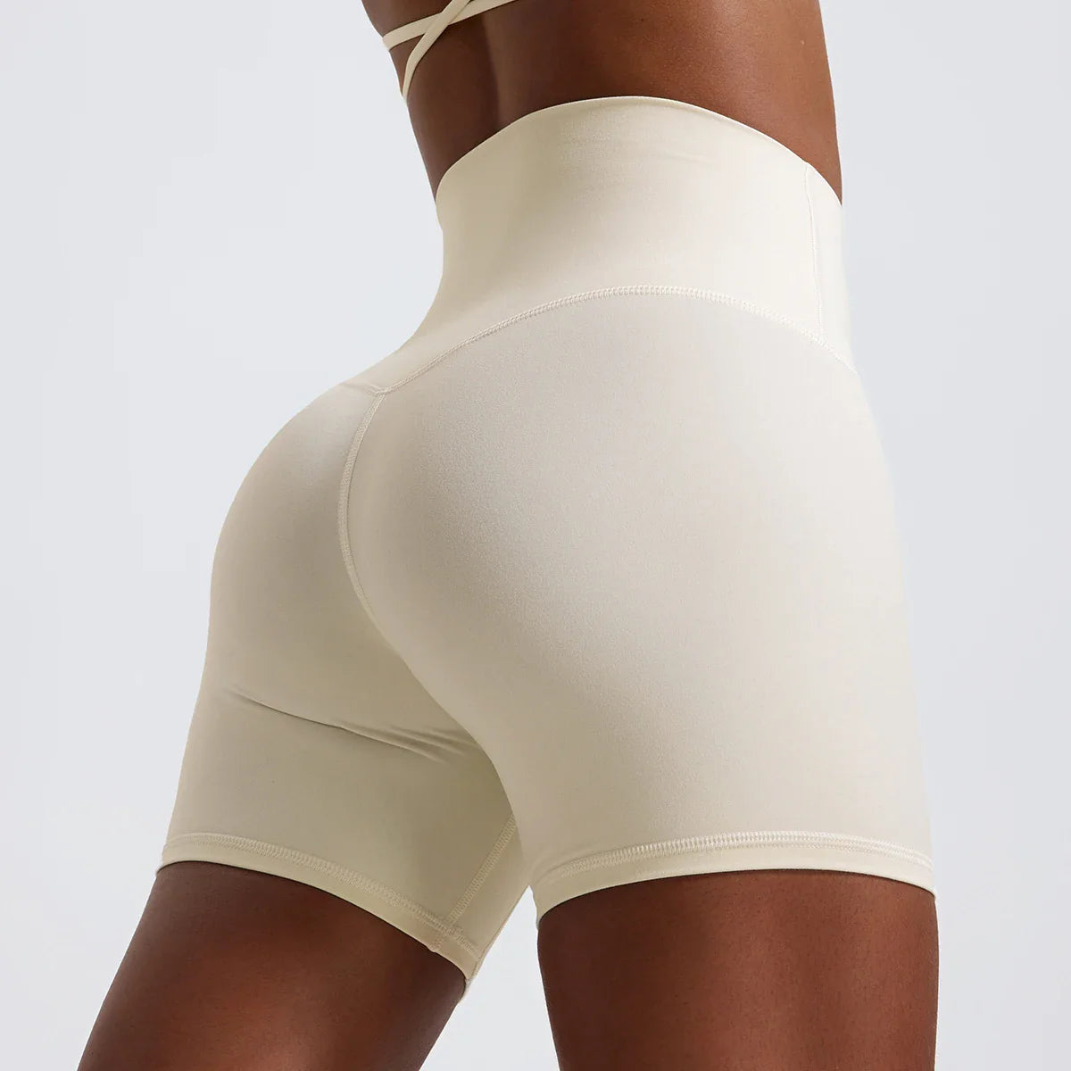 Hearuisavy Summer Soft Sports Shorts Buttock Lift Gym Leggings Women High Waist Yoga Shorts Women Running Cycling Workout Shorts